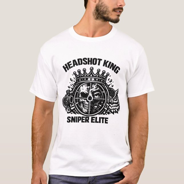T-shirt Headshot King Sniper Elite Tee (Front)