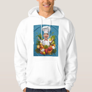 T-Shirt hoodie with happy chef