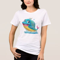 T-shirt / Hoodies Whale Fish logo design