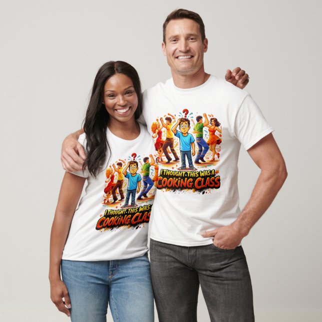 T-Shirt I Thought This Was a Cooking Class salsa (Unisex)