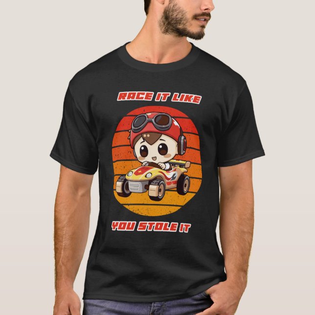 T-shirt Inspired by Passion for Racing and Models (Front)