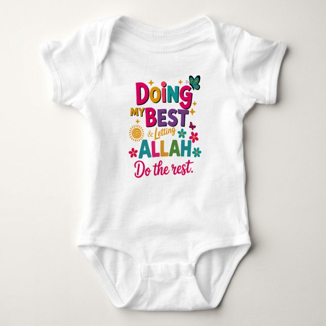 T-Shirt-Islamic Kids Clothing Baby Bodysuit (Front)
