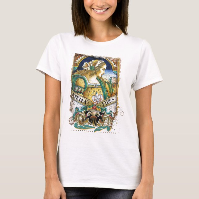 T-Shirt Italian Renaissance Girl (Front)