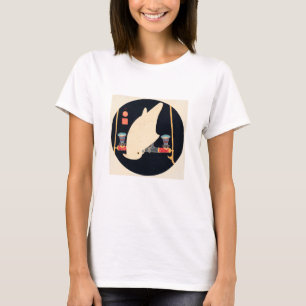T-SHIRT : ITŌ JAKUCHU : A WHITE MACAW