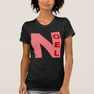 T-shirt jersey fin noir DESIGN NOEL