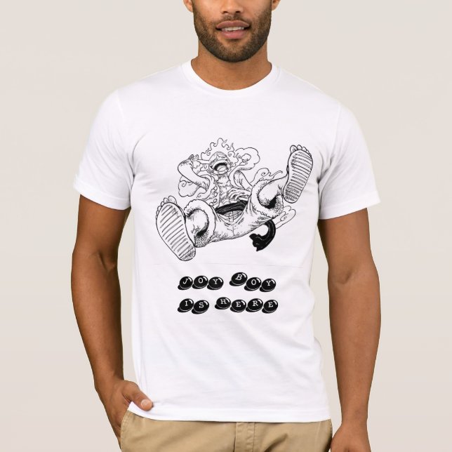 T-Shirt Joy Boy Is Here – Bold Statement Design (Front)