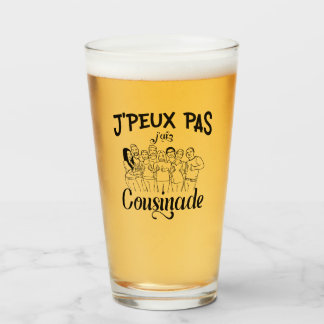 T-shirt j'peux pas j'ai cousinade glass
