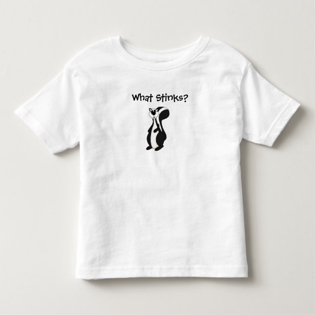 T-shirt Kid's Boys Skunk What Stinks (Front)