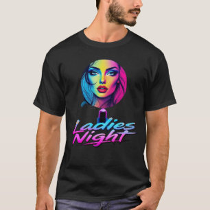 T-SHIRT LADIES NIGHT NEW FASHION DESIGNER TEE