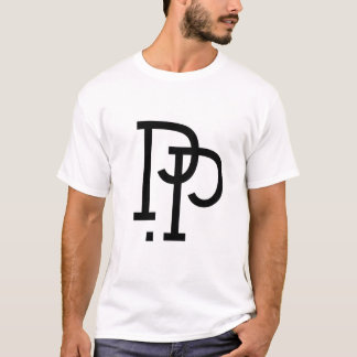 T-Shirt Letter P Logo (Black) 