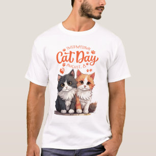   t shirt Life is Better with Cats 
