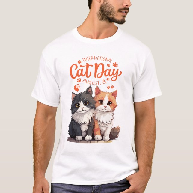   t shirt Life is Better with Cats  (Front)