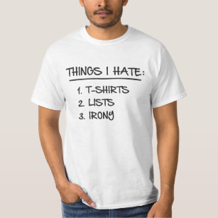 10 Things I Hate About You Quote Sticker T-Shirt