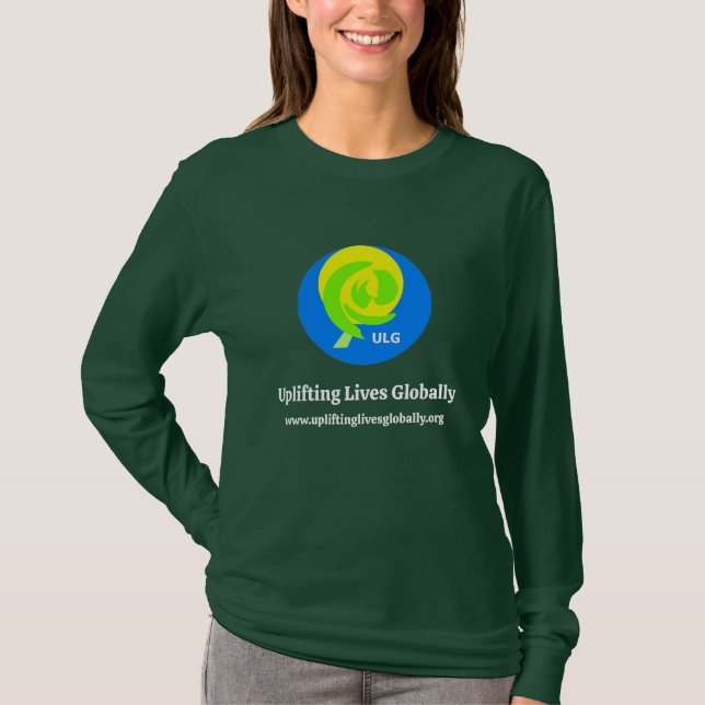 T-Shirt Long sleeve - L Blue (Front)
