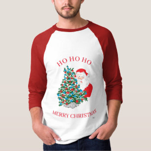 T-Shirt : LONG SLEEVE / SANTA  HO HO HO