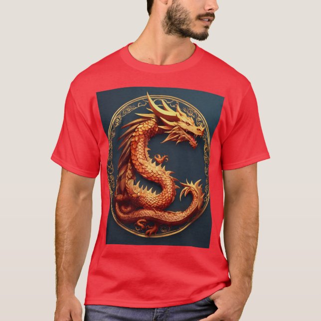 T-Shirt"Majestic Dragon T-Shirt (Front)