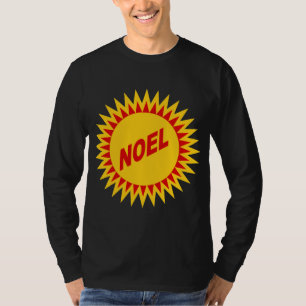 T-shirt manches longues noir SOLEIL  NOEL