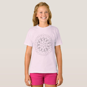 T-shirt - Mandala Pattern to Color