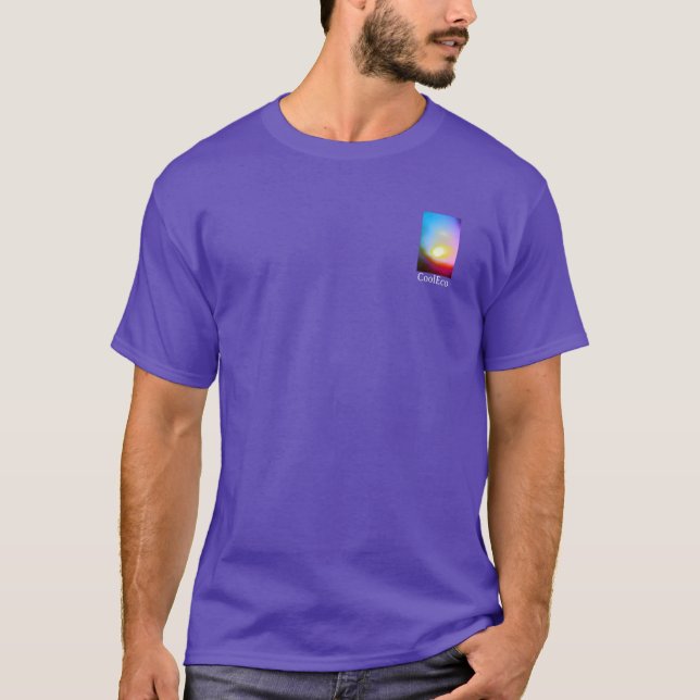 T-Shirt mens cool eco style design (Front)