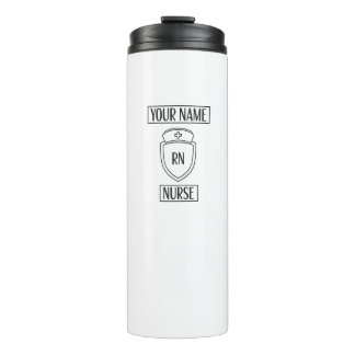 T-shirt Modern Customizable Registered Nurse Thermal Tumbler