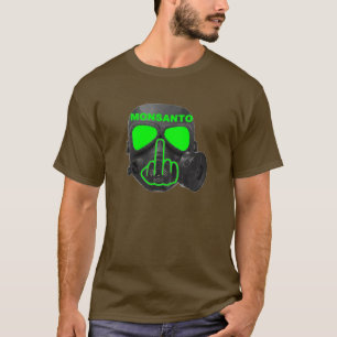 T-Shirt Monsanto Gas Mask Flip