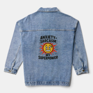 T-Shirt – My Superpower Graphic Tee Denim Jacket