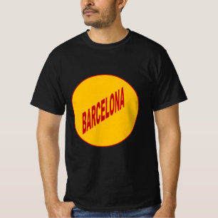 T-shirt noir homme BARCELONA