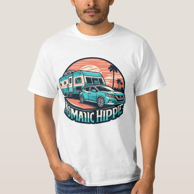 T-Shirt nomadic hippie (Front)
