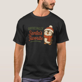 T-Shirt Officially Santa’s Favourite (Penguin)