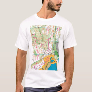 T-Shirt - Orienteering map