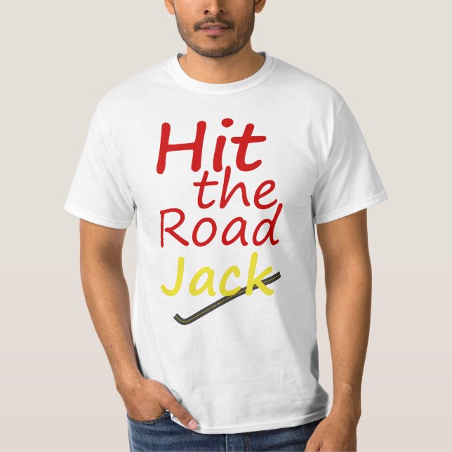 T-shirt Originart Hit The Road, Jack! (Front)