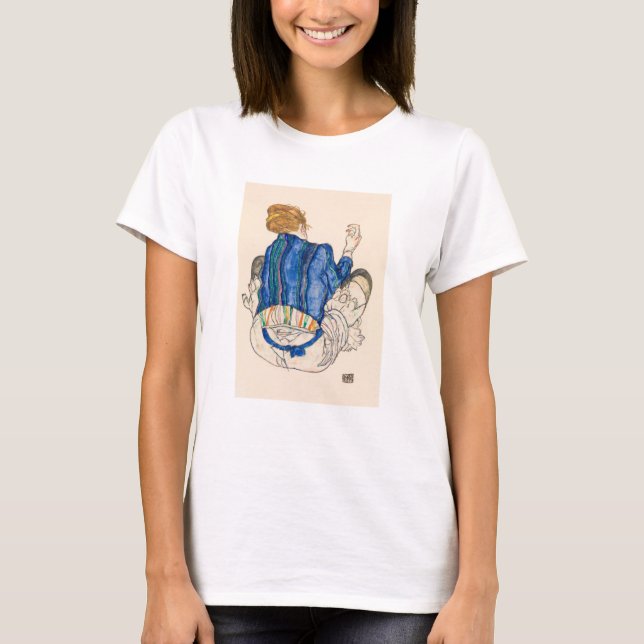 T-SHIRT: PAUL KLEE : SEATED WOMAN : 1917 T-Shirt (Front)