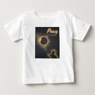 T-Shirt Paws to the Sun Celestial Cat Art