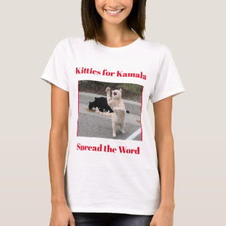 T-shirt:, photo:  Kitties for Kamala T-Shirt
