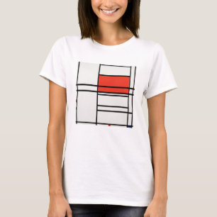 T-SHIRT: PIET MONDRIAN : COMPOSITION, RED AND BLUE T-Shirt