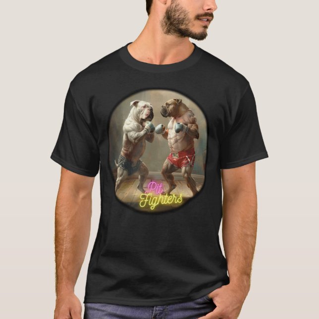 T-shirt "Pit Fighters" by Dead Head Fred (Front)