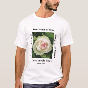 T-Shirt Poetic Rose By Ladee Basset