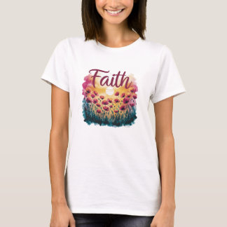 T-Shirt Poppies and FAITH 