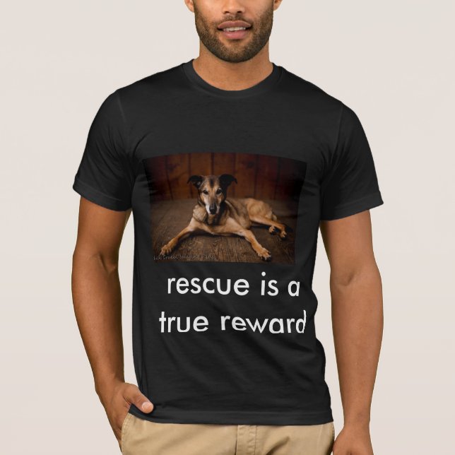 T shirt promoting pet rescue and adoption (Front)