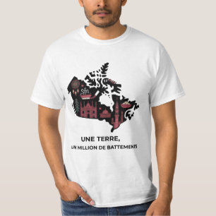 T-Shirt Québécois: Mosaïque Unie d'Érable