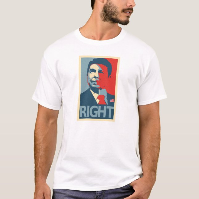 T-Shirt: Reagan was Right T-Shirt (Front)