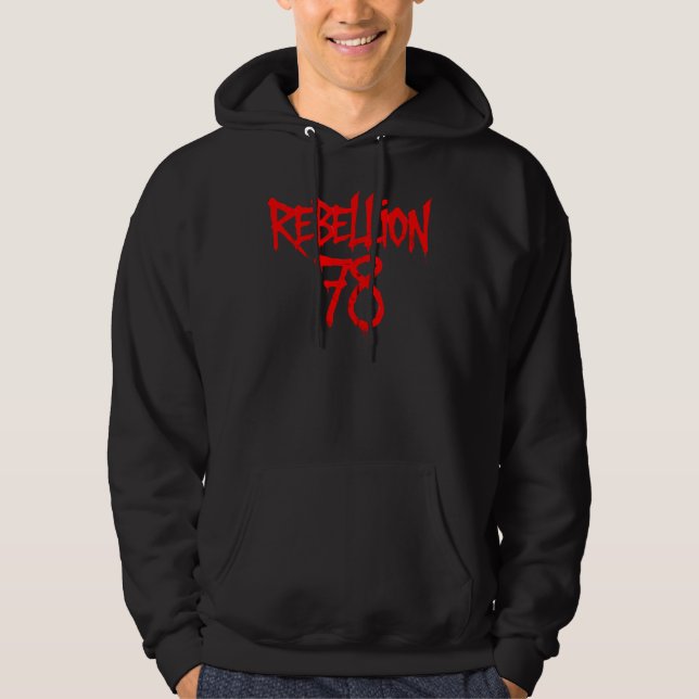 T-Shirt Rebellion 78  Hoodie (Front)
