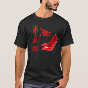 t-shirt, red heels T-Shirt