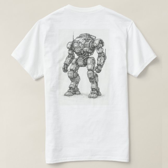 T-shirt Robot  (Design Back)