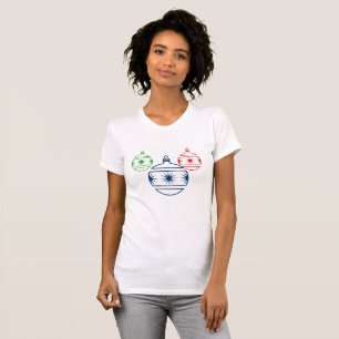 T-Shirt - Round Holiday Decorations