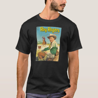 T-Shirt ROY ROGERS 1952 Comic Book Cover ROUND-UP