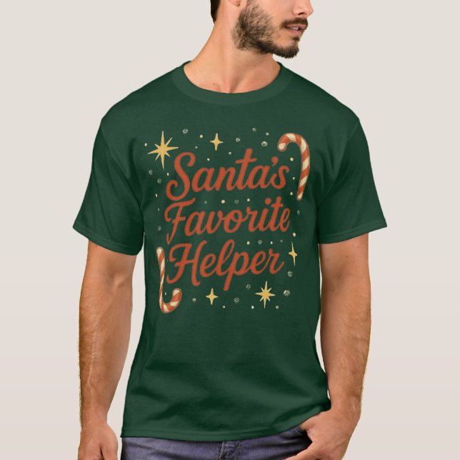 T-Shirt Santa’s Favourite Helper (Front)