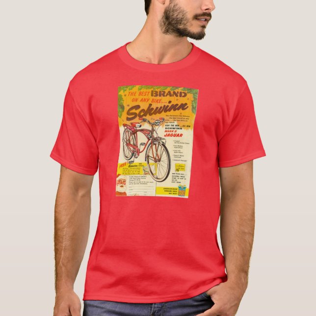 T-Shirt Schwinn Bike Advertisement 1958 Xmas (Front)