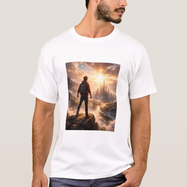 T-Shirt Sci-Fi Male Character (Front)