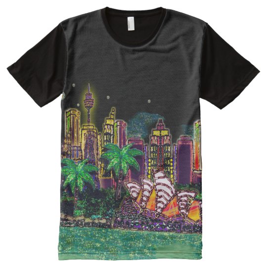TShirt Sequin Art Print Sydney Australia